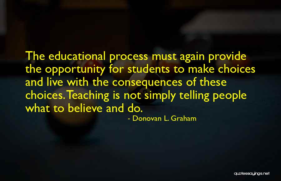 Classroom Management Quotes By Donovan L. Graham