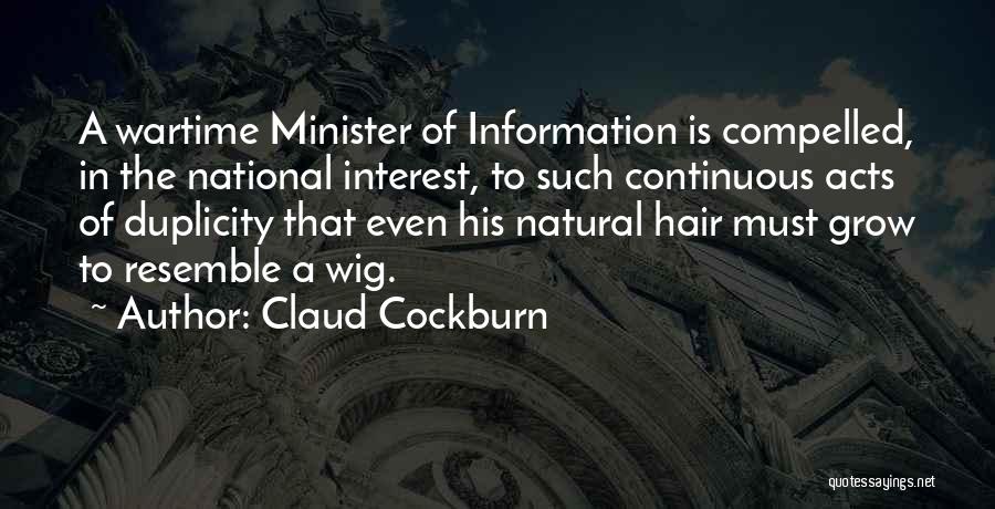 Claud Cockburn Quotes 1687995
