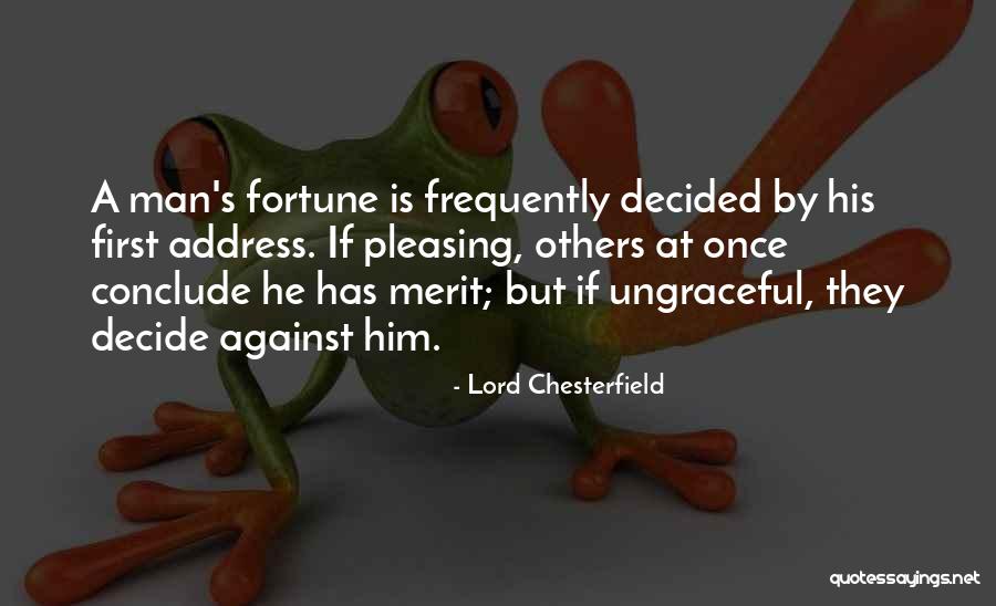 Clauder Ring Quotes By Lord Chesterfield Clauder Ring Quotes By Lord Chesterfield