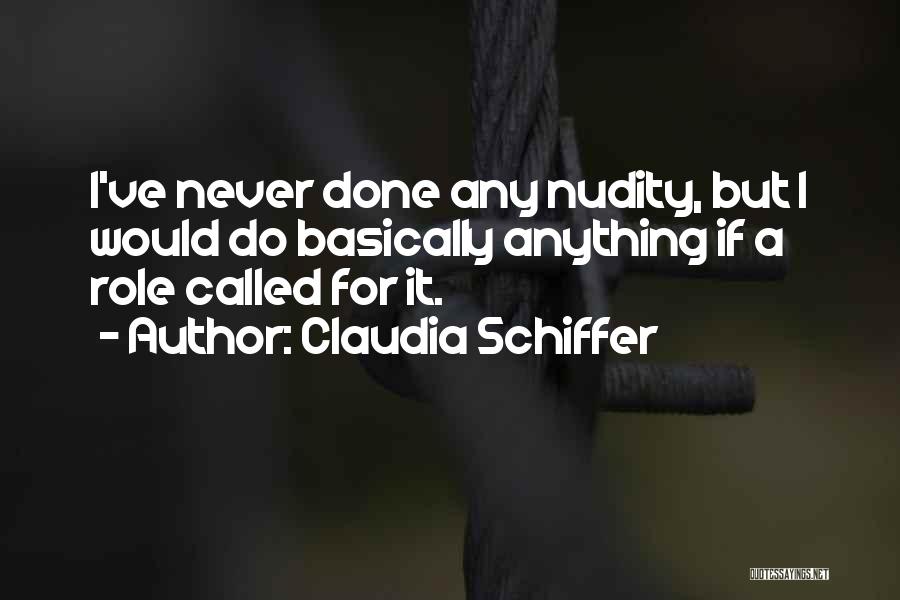 Claudia Schiffer Quotes 356149