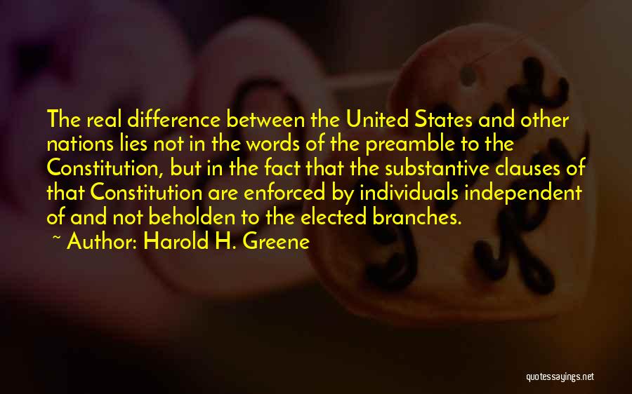 Clauses Quotes By Harold H. Greene