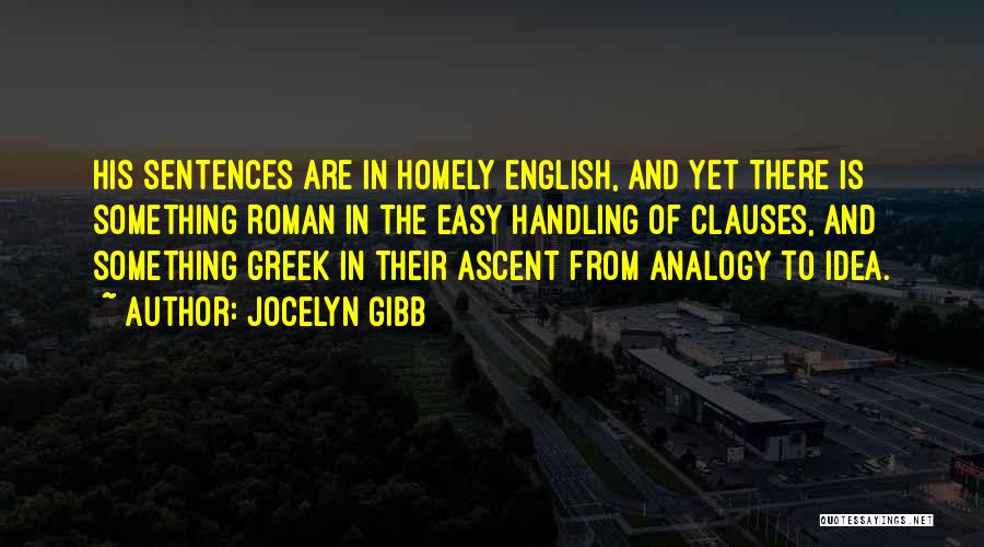 Clauses Quotes By Jocelyn Gibb