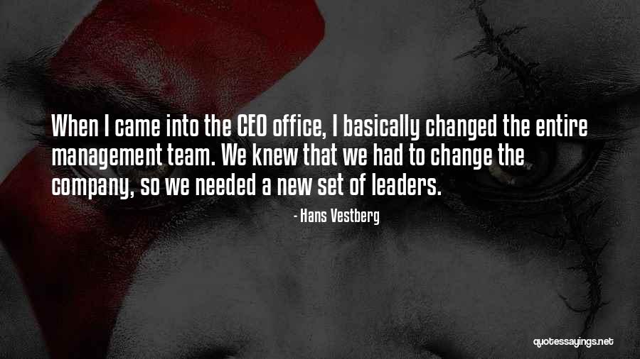 Claveria Quotes By Hans Vestberg Claveria Quotes By Hans Vestberg