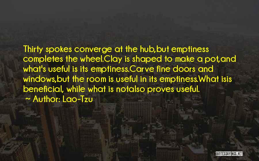 Clay Pot Quotes By Lao-Tzu