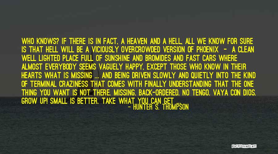 Clean Cars Quotes By Hunter S. Thompson Clean Cars Quotes By Hunter S. Thompson