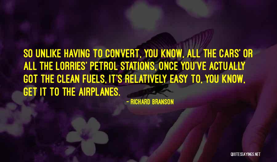 Clean Cars Quotes By Richard Branson