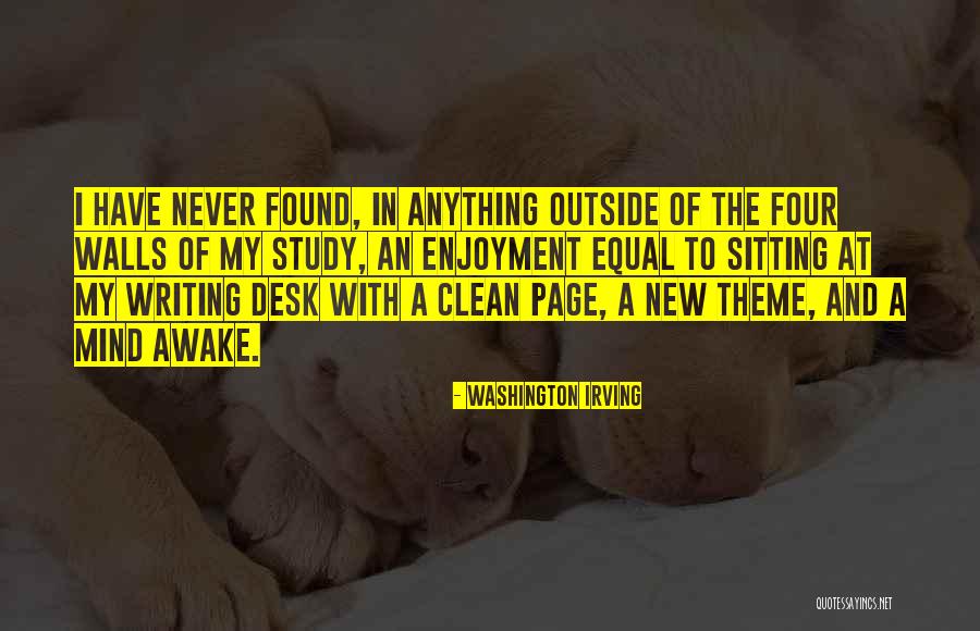 Clean Desk Quotes By Washington Irving