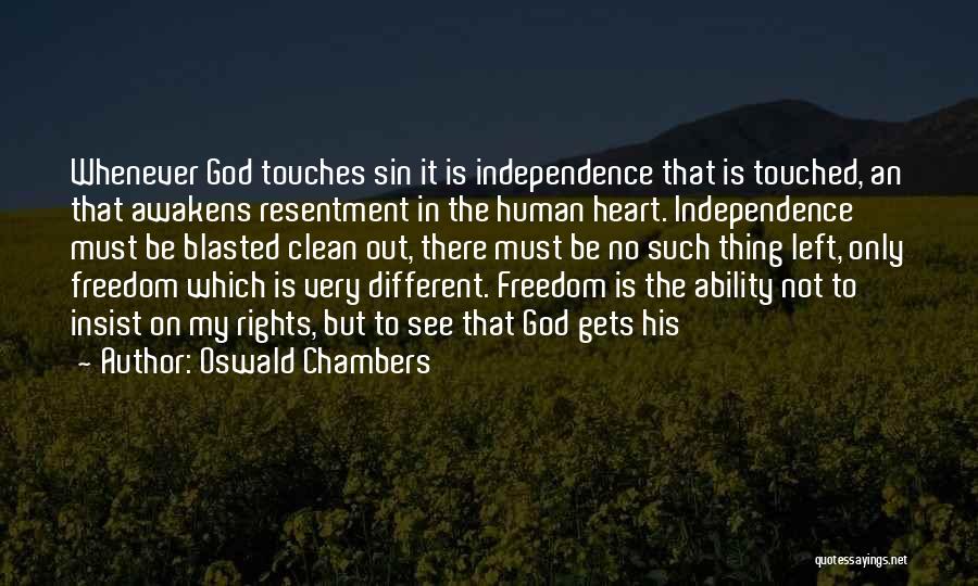 Clean Heart Quotes By Oswald Chambers