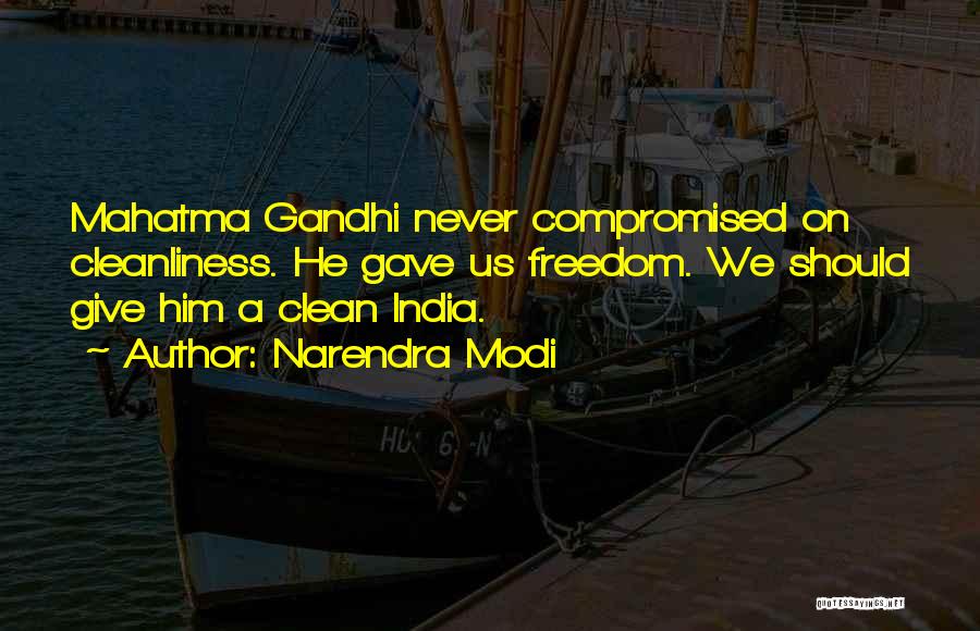 Clean India Quotes By Narendra Modi