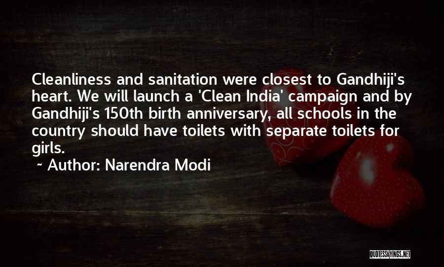 Clean India Quotes By Narendra Modi