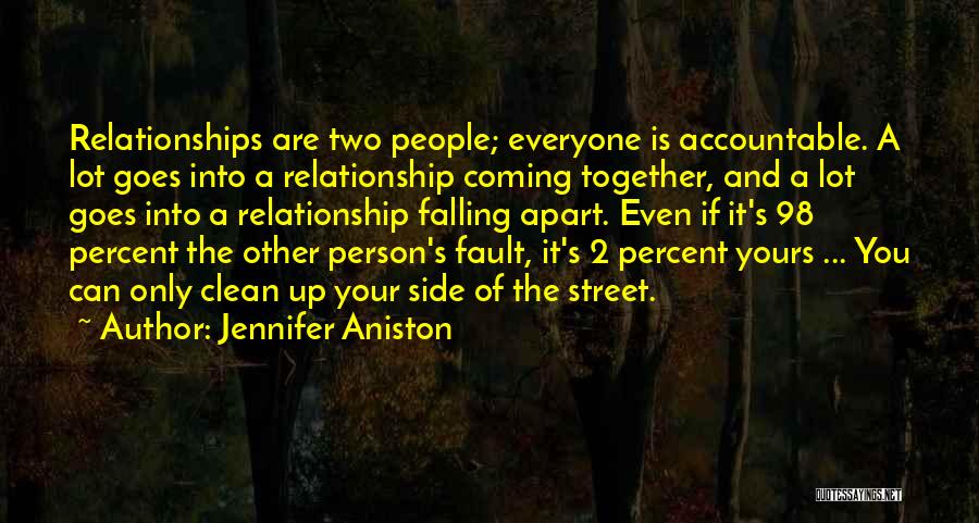 Clean It Up Quotes By Jennifer Aniston