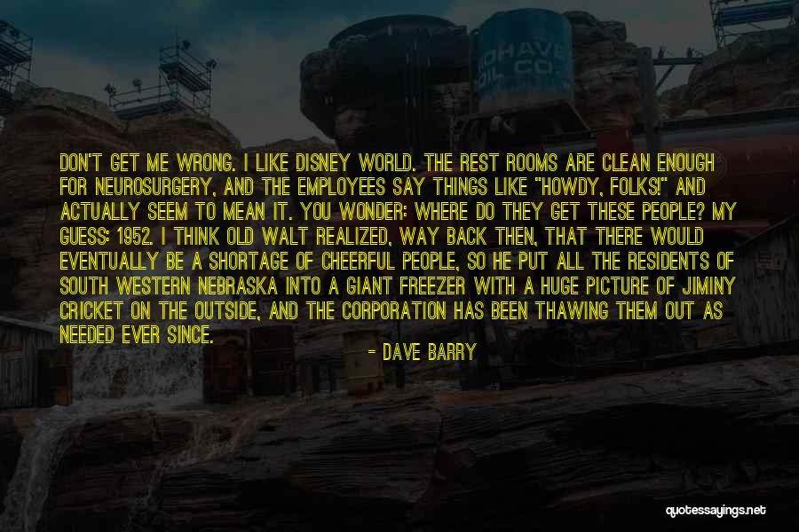 Clean Rooms Quotes By Dave Barry