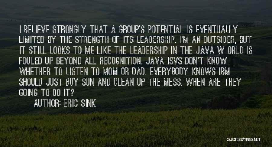 Clean Up Mess Quotes By Eric Sink