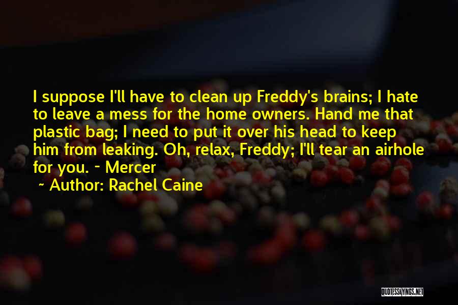 Clean Up Mess Quotes By Rachel Caine