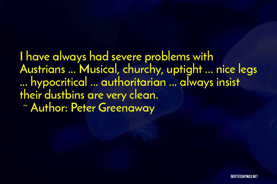 Clean Up Nice Quotes By Peter Greenaway