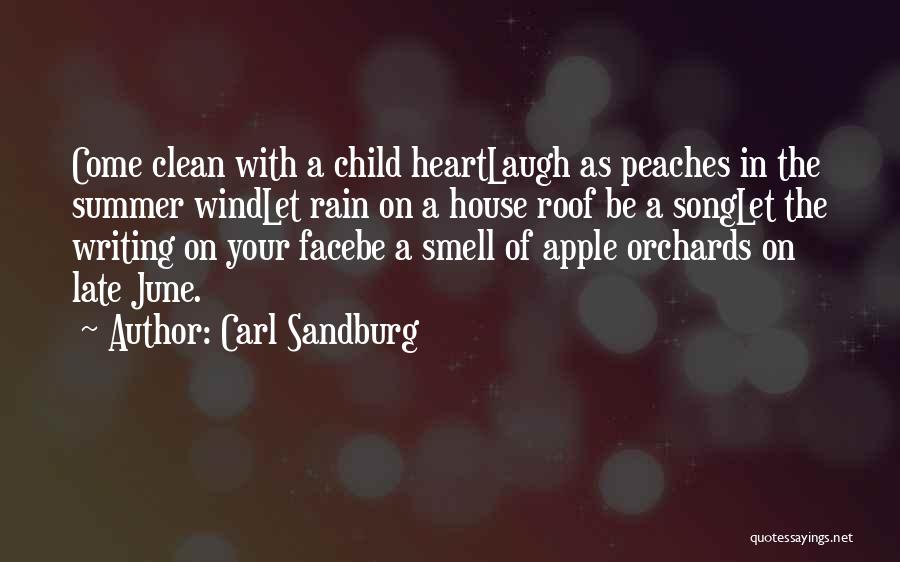 Clean Your Heart Quotes By Carl Sandburg