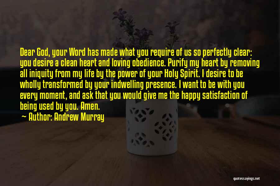 Clean Your Life Quotes By Andrew Murray