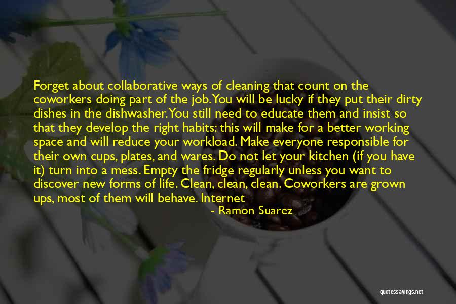 Clean Your Mess Quotes By Ramon Suarez Clean Your Mess Quotes By Ramon Suarez