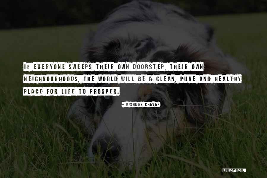 Clean Your Own Doorstep Quotes By Vishwas Chavan Clean Your Own Doorstep Quotes By Vishwas Chavan