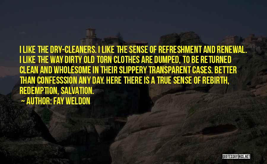 Cleaners Quotes By Fay Weldon