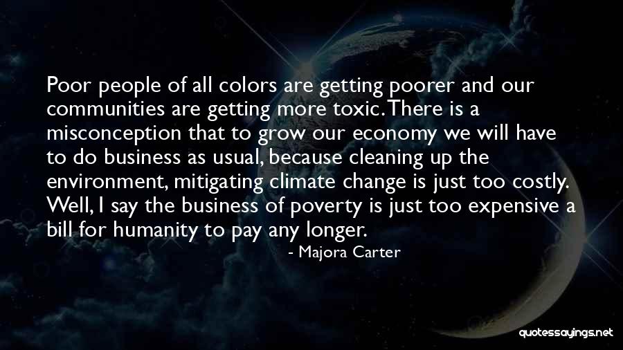 Cleaning Environment Quotes By Majora Carter