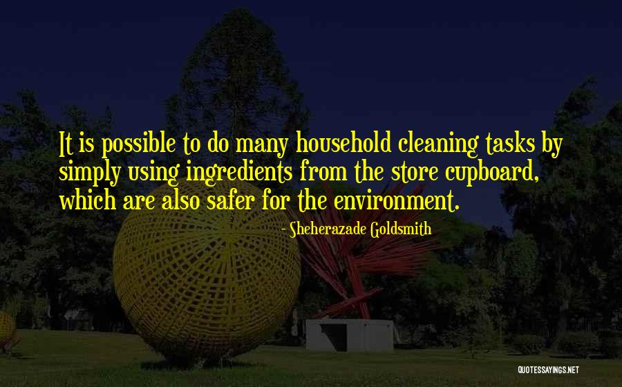 Cleaning Environment Quotes By Sheherazade Goldsmith