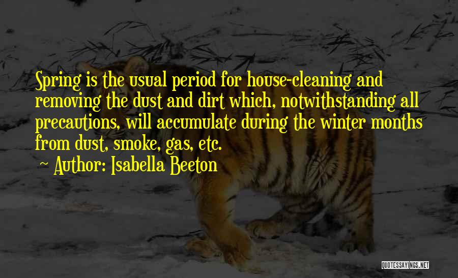 Cleaning House Quotes By Isabella Beeton