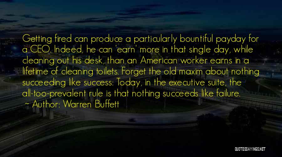 Cleaning Quotes By Warren Buffett