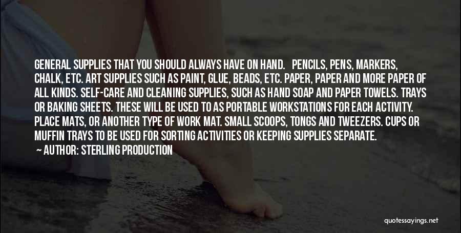 Cleaning Supplies Quotes By Sterling Production
