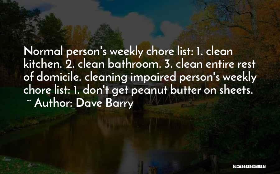 Cleaning The Kitchen Quotes By Dave Barry