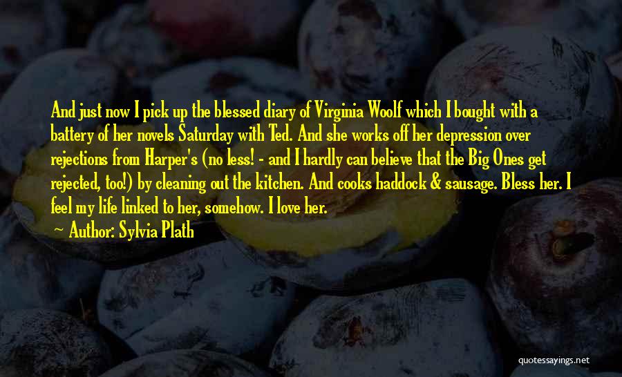 Cleaning The Kitchen Quotes By Sylvia Plath