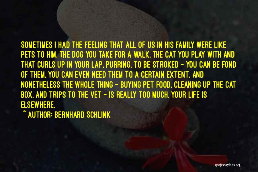 Cleaning Up Life Quotes By Bernhard Schlink