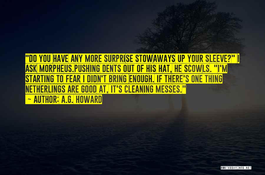 Cleaning Up Quotes By A.G. Howard