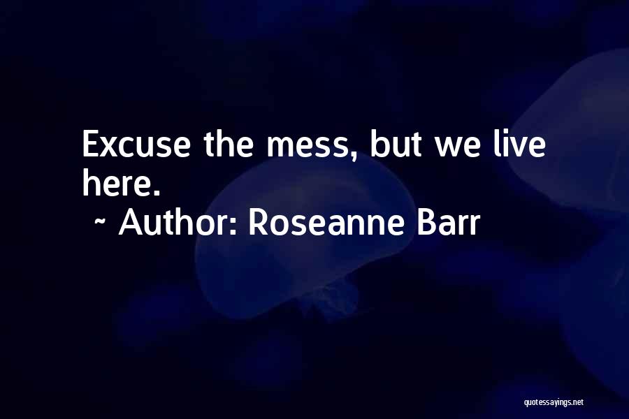 Cleaning Up Your Mess Quotes By Roseanne Barr