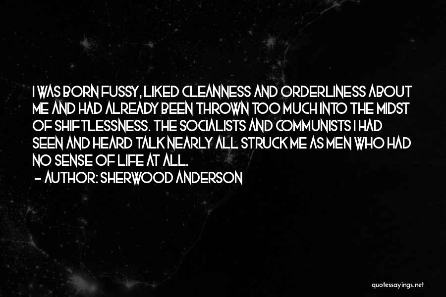 Cleanliness Orderliness Quotes By Sherwood Anderson