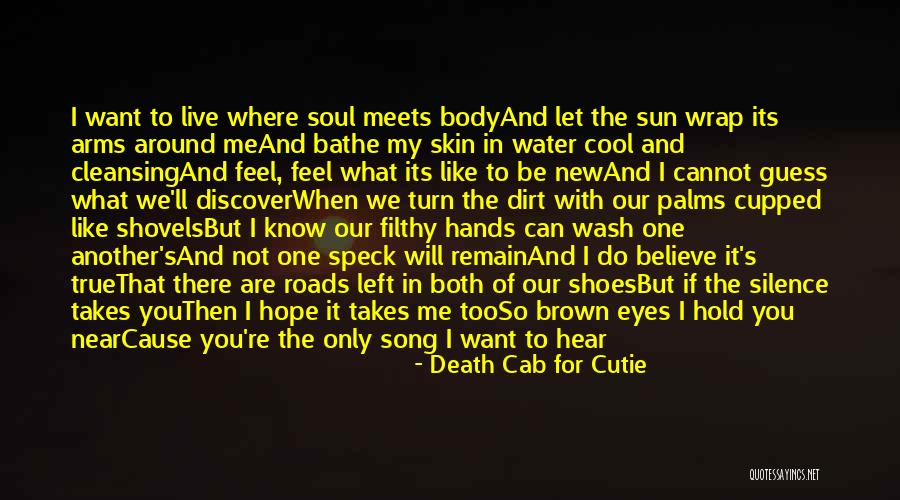 Cleansing Your Soul Quotes By Death Cab For Cutie