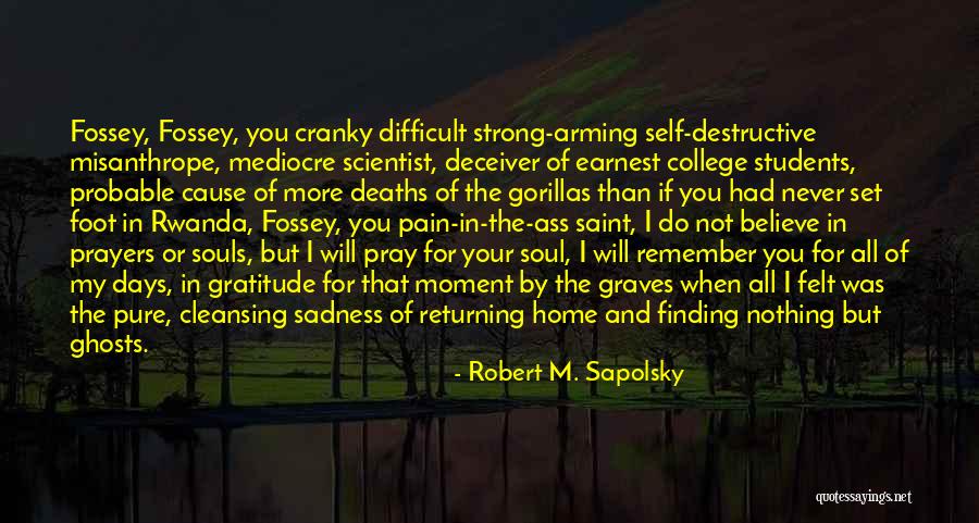 Cleansing Your Soul Quotes By Robert M. Sapolsky