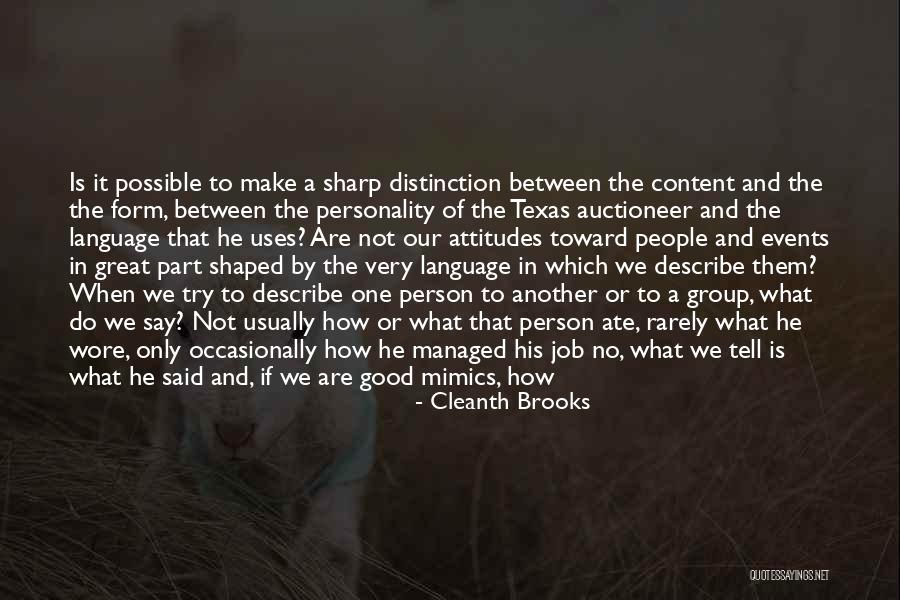 Cleanth Quotes By Cleanth Brooks Cleanth Quotes By Cleanth Brooks