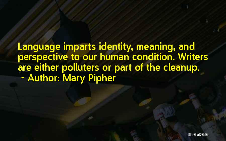Cleanup Quotes By Mary Pipher
