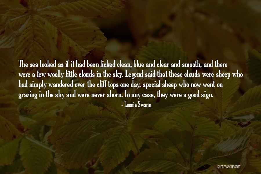 Clear Blue Sky Quotes By Leonie Swann Clear Blue Sky Quotes By Leonie Swann
