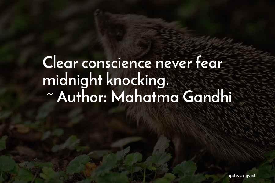 Clear Conscience Quotes By Mahatma Gandhi