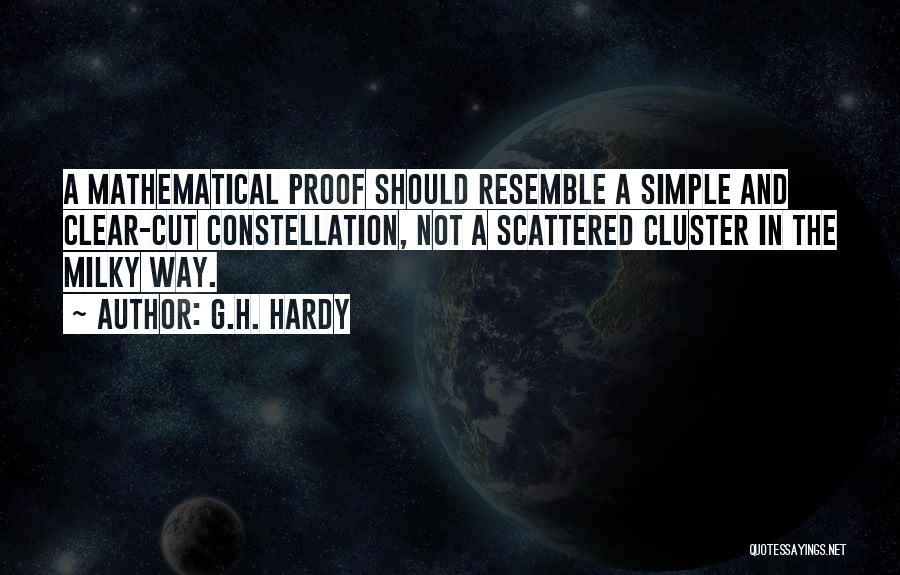 Clear Cut Quotes By G.H. Hardy