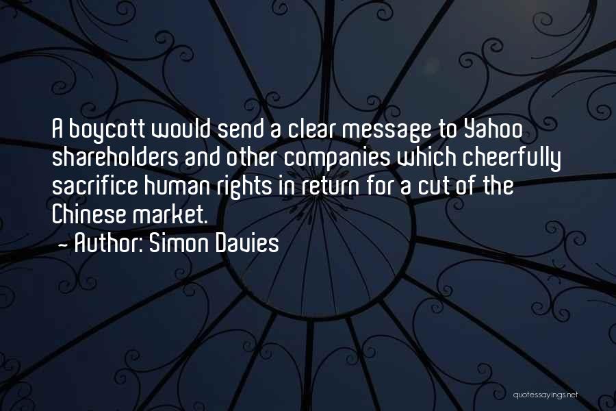 Clear Cut Quotes By Simon Davies