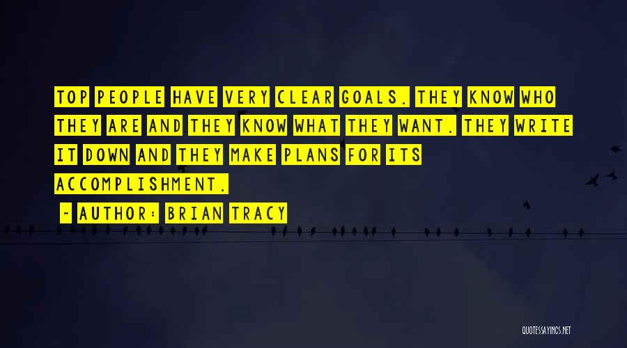 Clear Goals Quotes By Brian Tracy