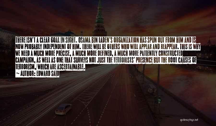 Clear Goals Quotes By Edward Said