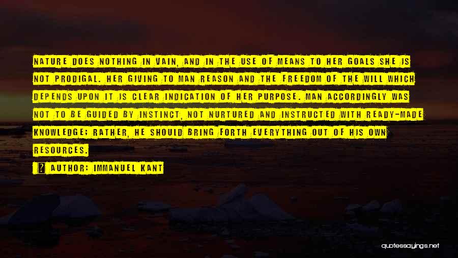 Clear Goals Quotes By Immanuel Kant