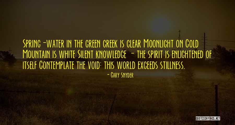 Clear Mountain Quotes By Gary Snyder Clear Mountain Quotes By Gary Snyder