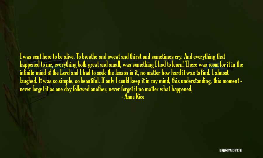 Clear My Mind Quotes By Anne Rice