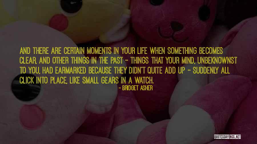 Clear Things Quotes By Bridget Asher Clear Things Quotes By Bridget Asher
