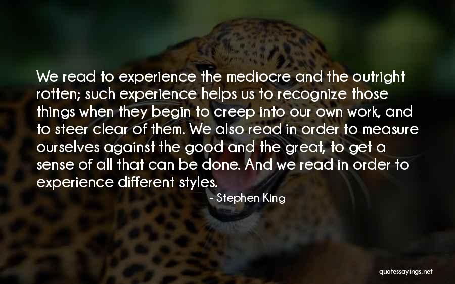 Clear Things Quotes By Stephen King Clear Things Quotes By Stephen King